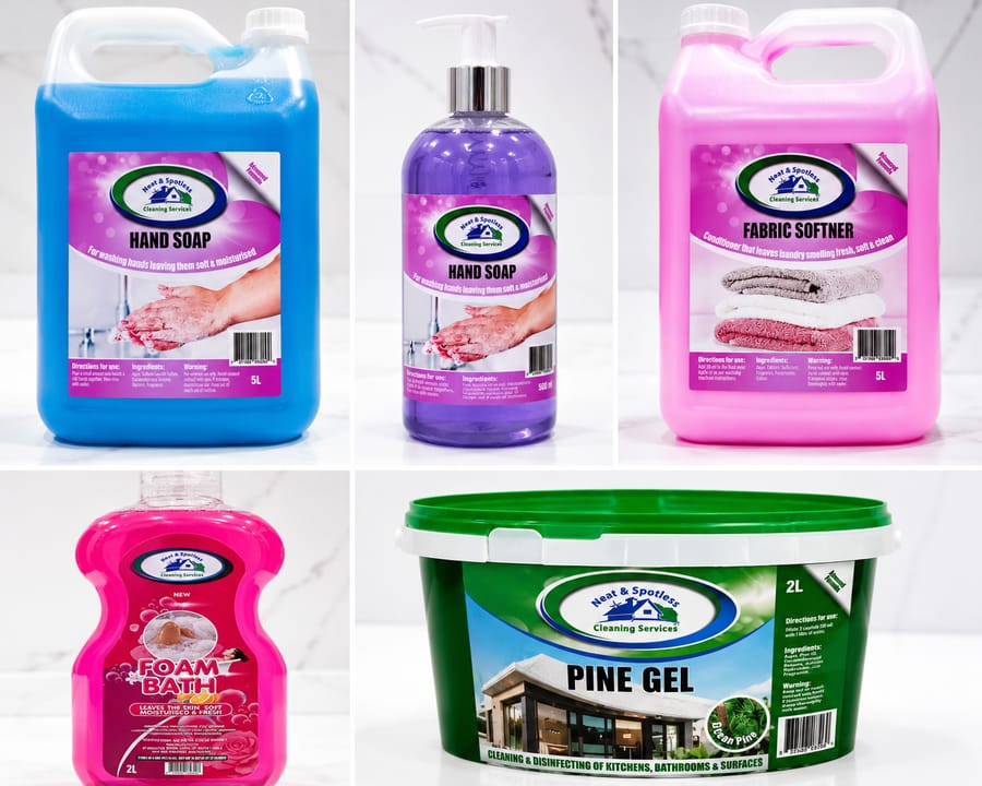 Cleaning detergents supplied by SG Services Group